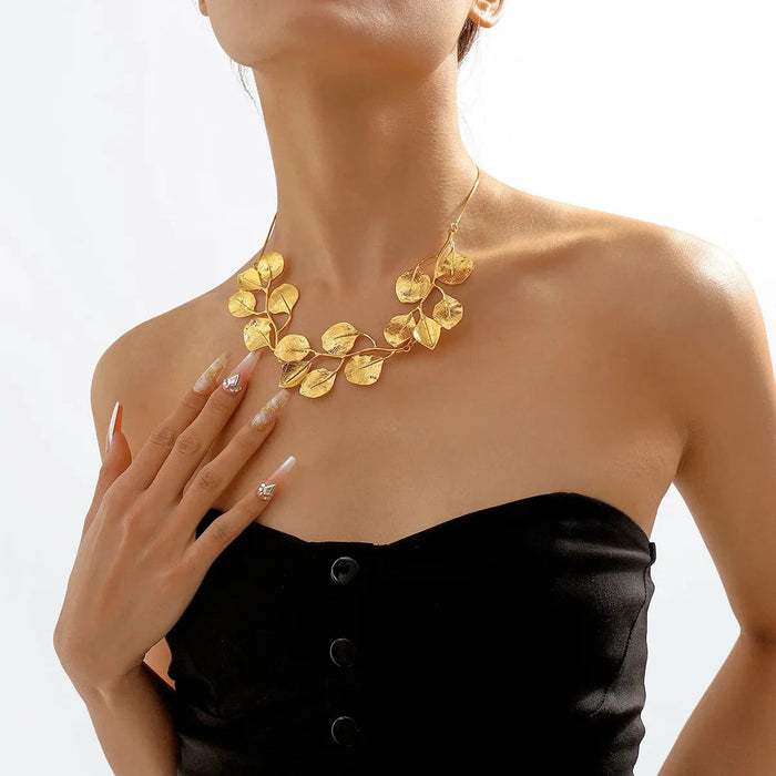 Aisling Nature's Leaf Statement Necklace