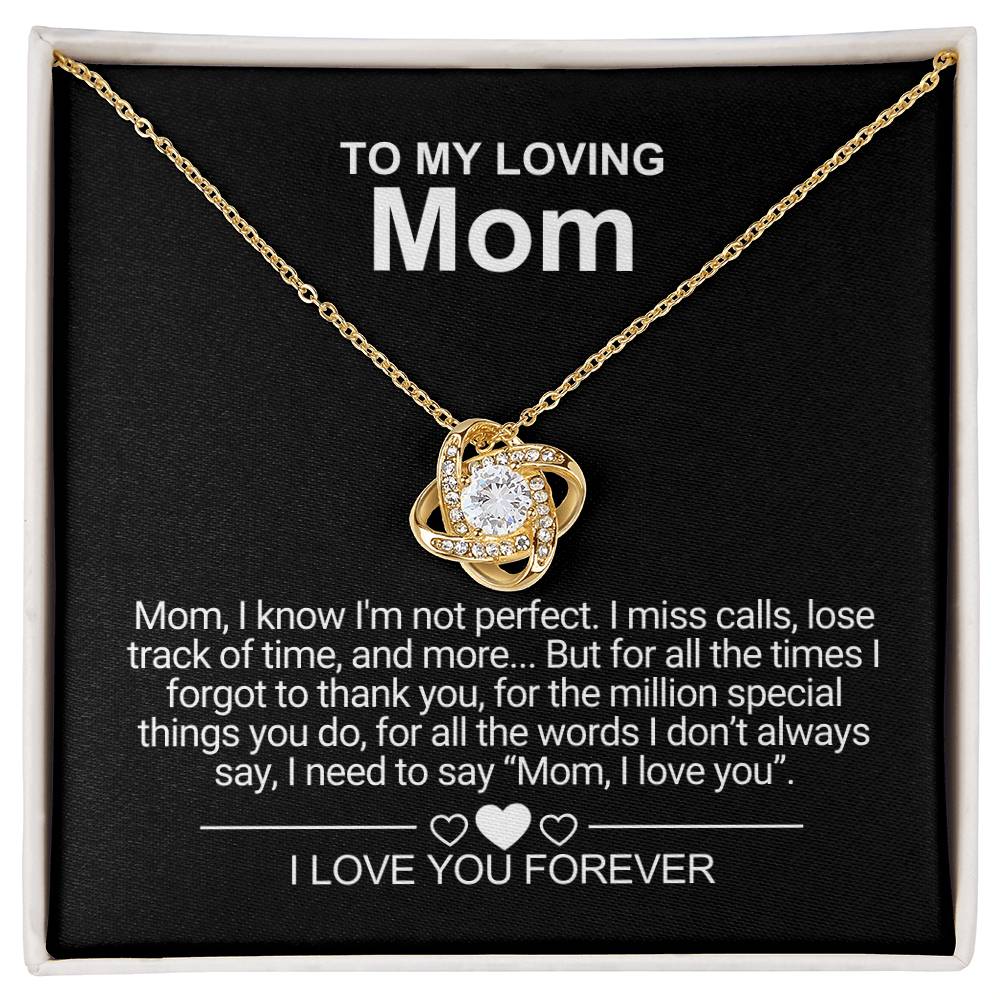 To My Mom - Messages - Love necklace