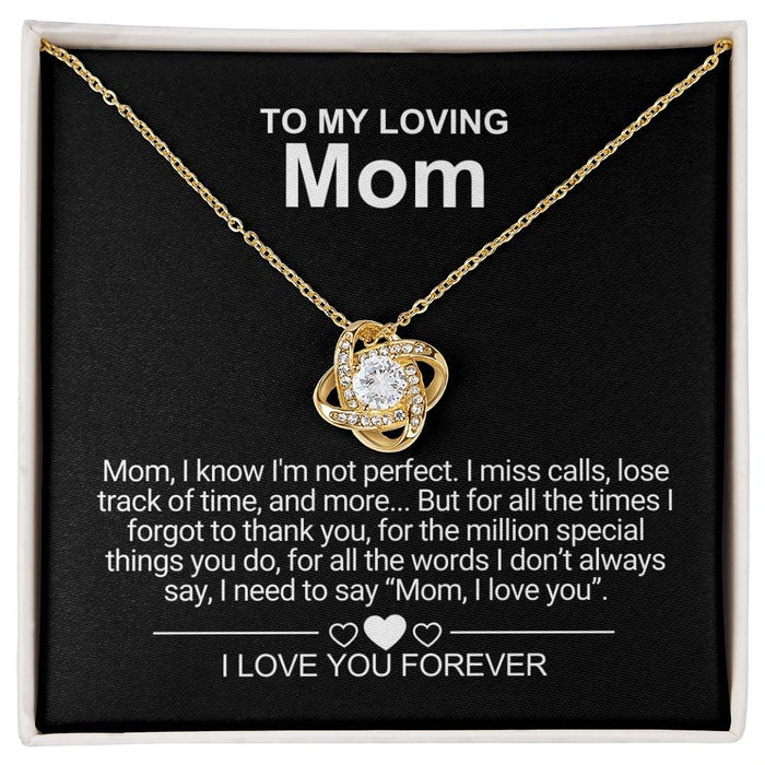 To My Mom - Messages - Love necklace