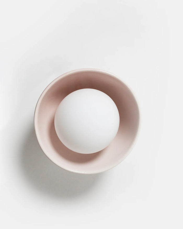 Ceramic Bowl Wall Light