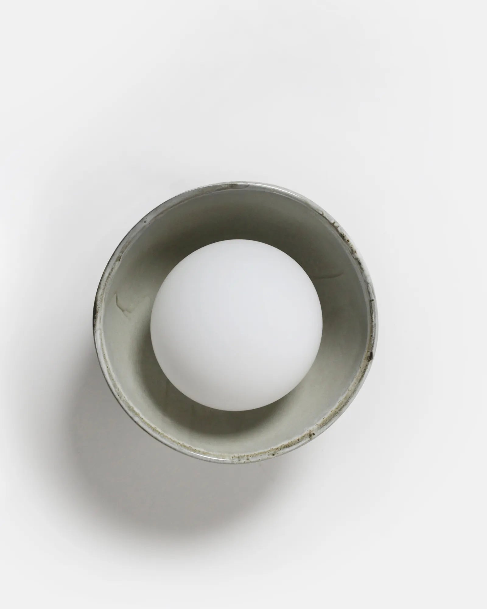 Ceramic Bowl Wall Light