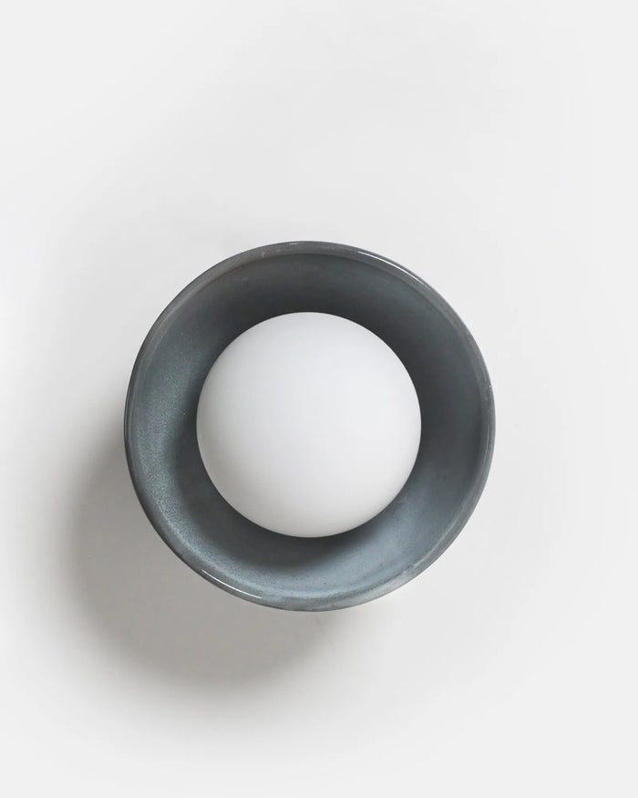 Ceramic Bowl Wall Light