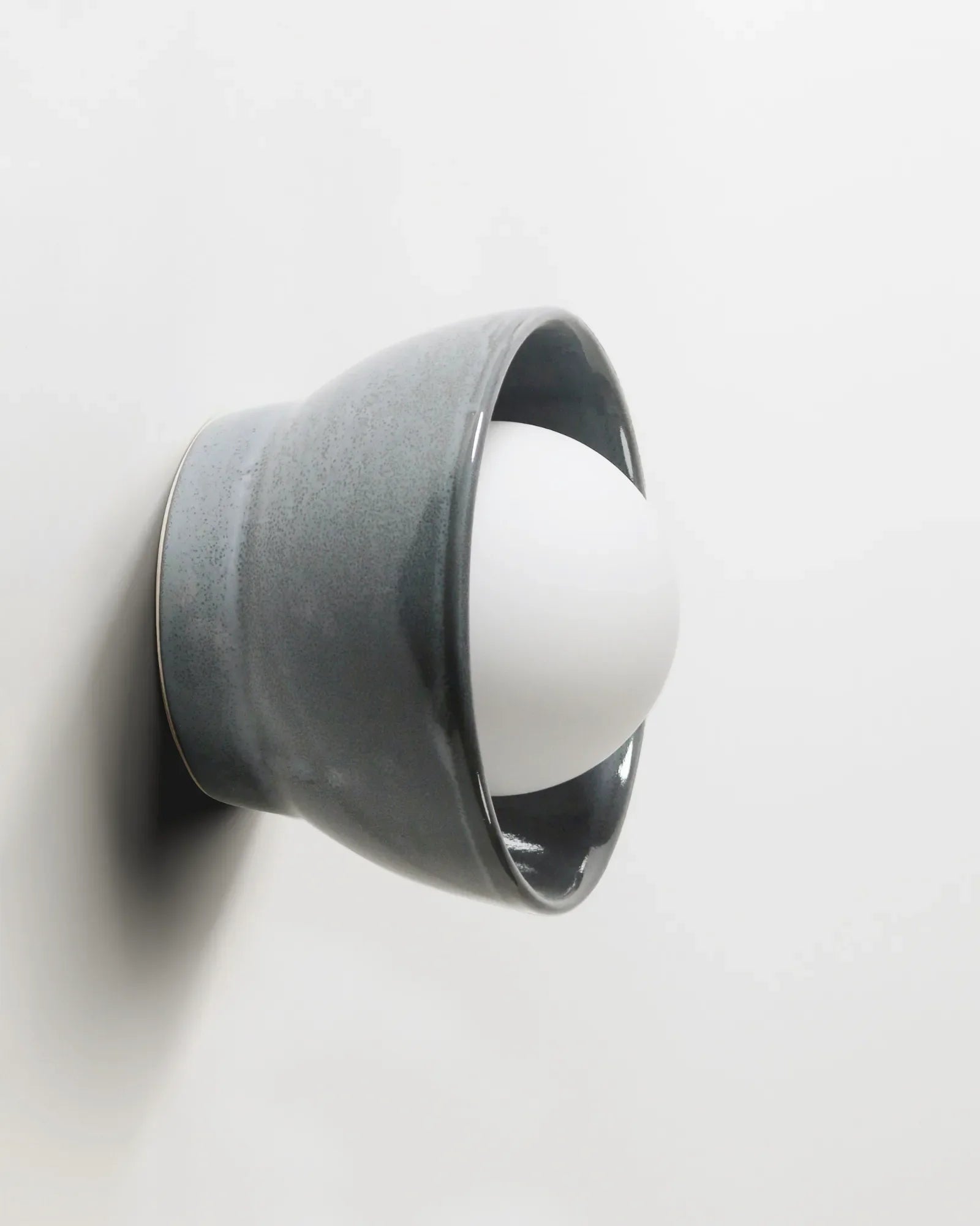 Ceramic Bowl Wall Light