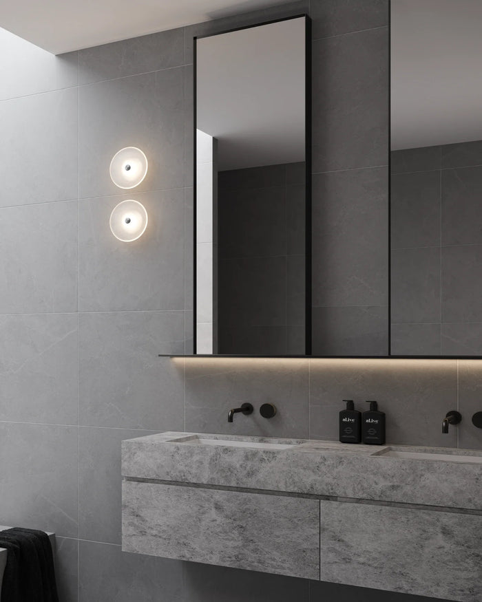Frosted Glass Wall Light