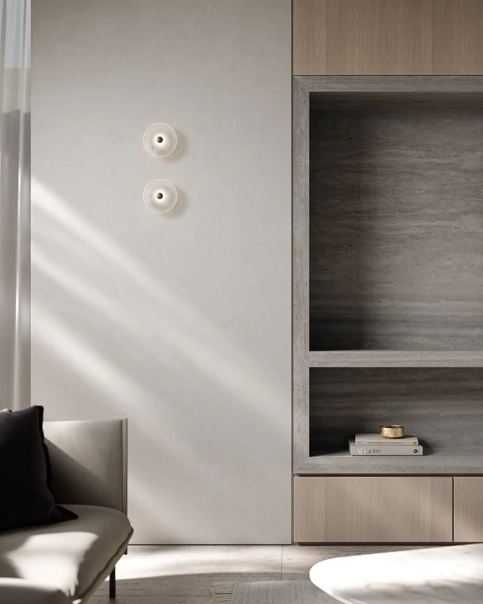 Frosted Glass Wall Light