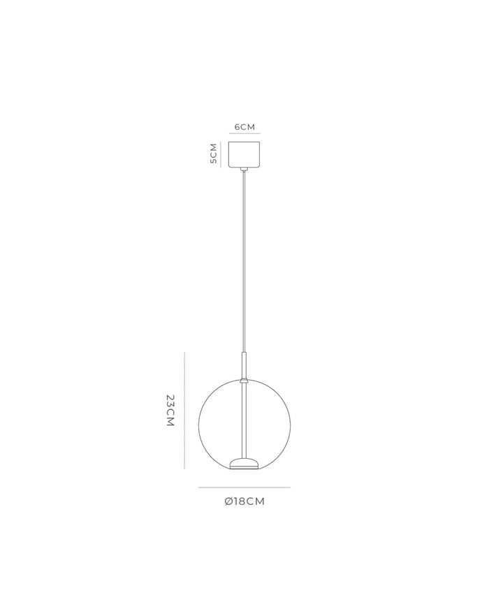 Floating Orb Pendant Light