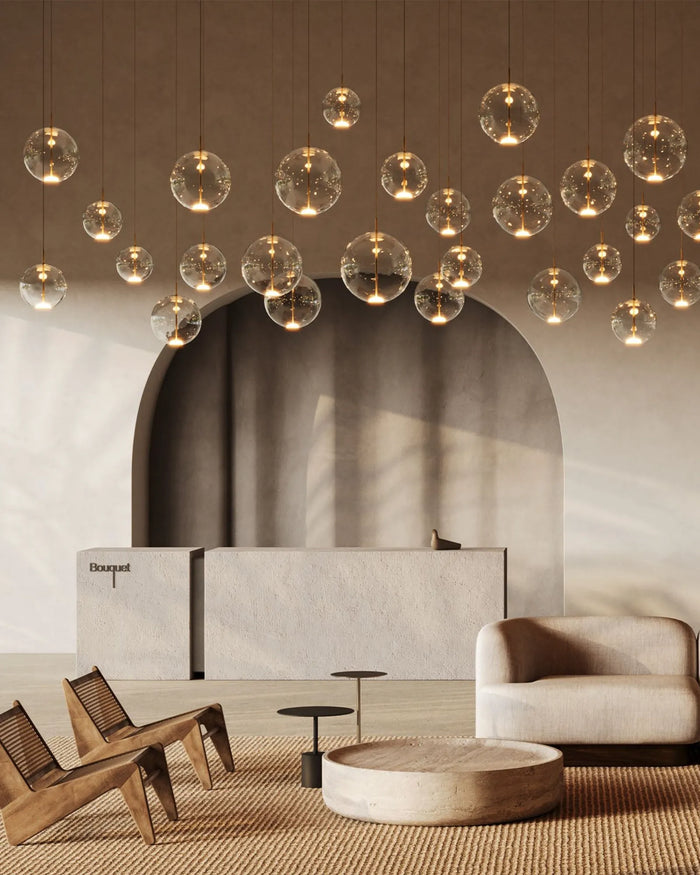 Floating Orb Pendant Light