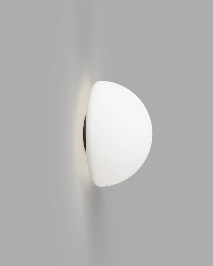 Round Dome Mirror Wall Light