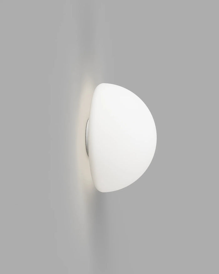 Round Dome Mirror Wall Light