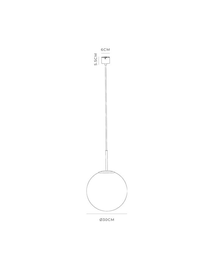 Large Orb Pendant Light