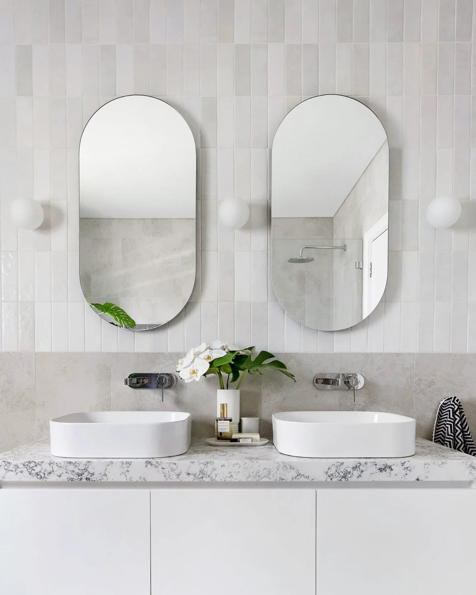 Modern Orb Mirror Wall Light