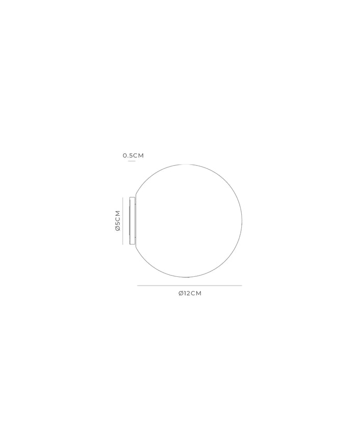 Modern Orb Mirror Wall Light