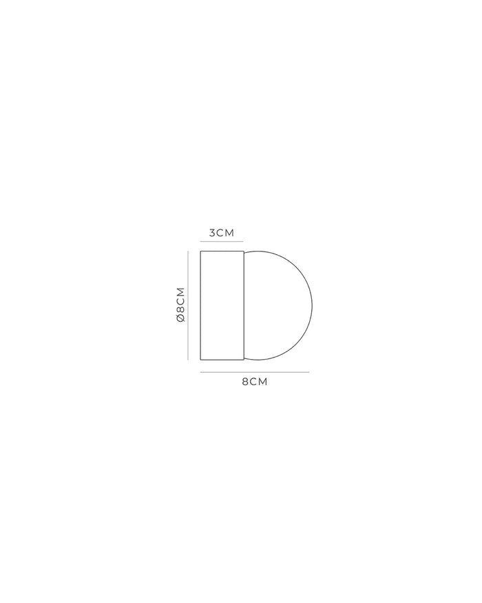 Mini Orb Surface Wall Light