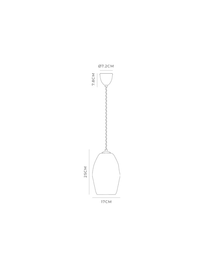 Crystal Glass Pendant Light