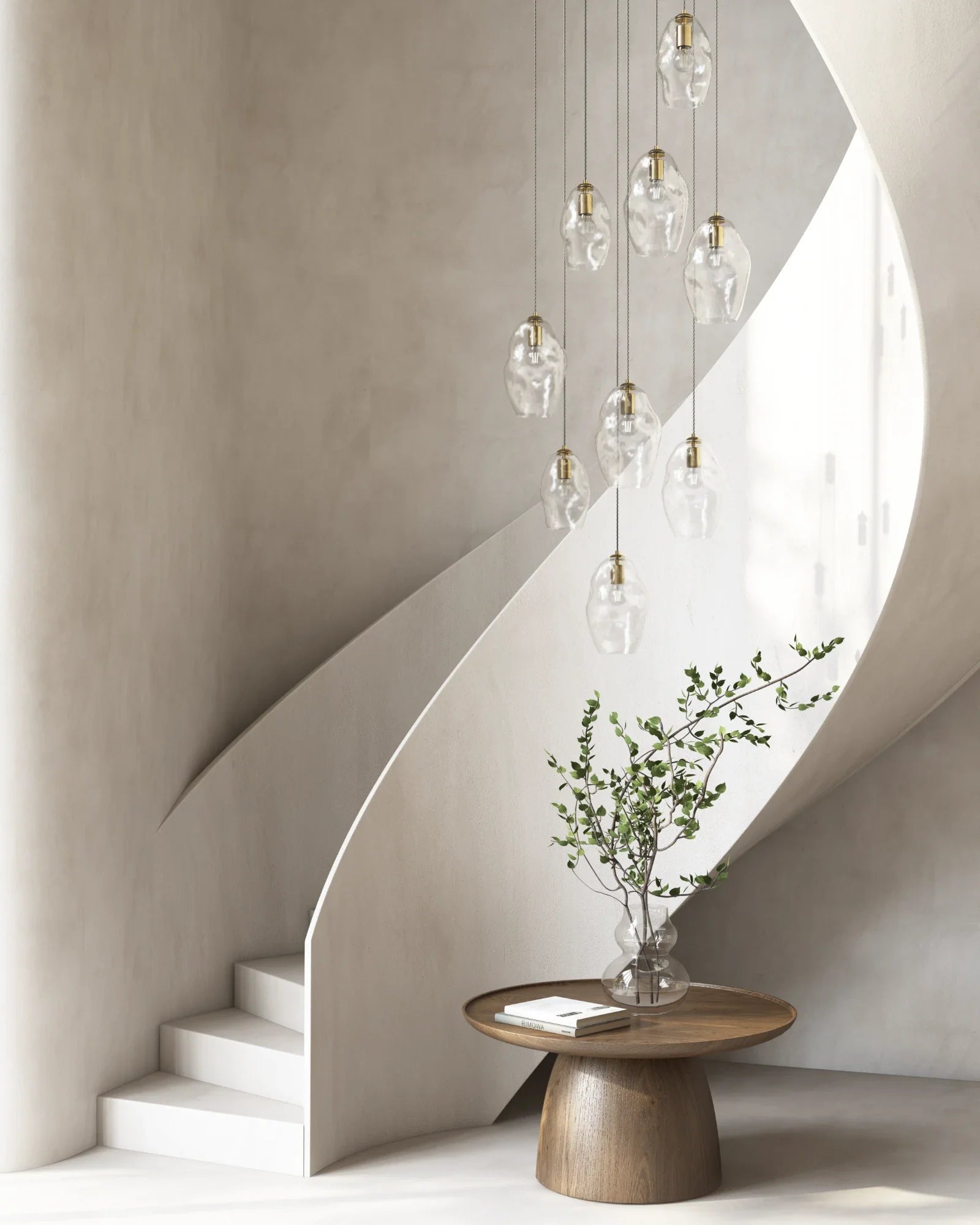 Crystal Glass Pendant Light