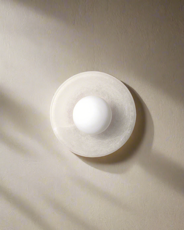 Modern Alabaster Wall Light