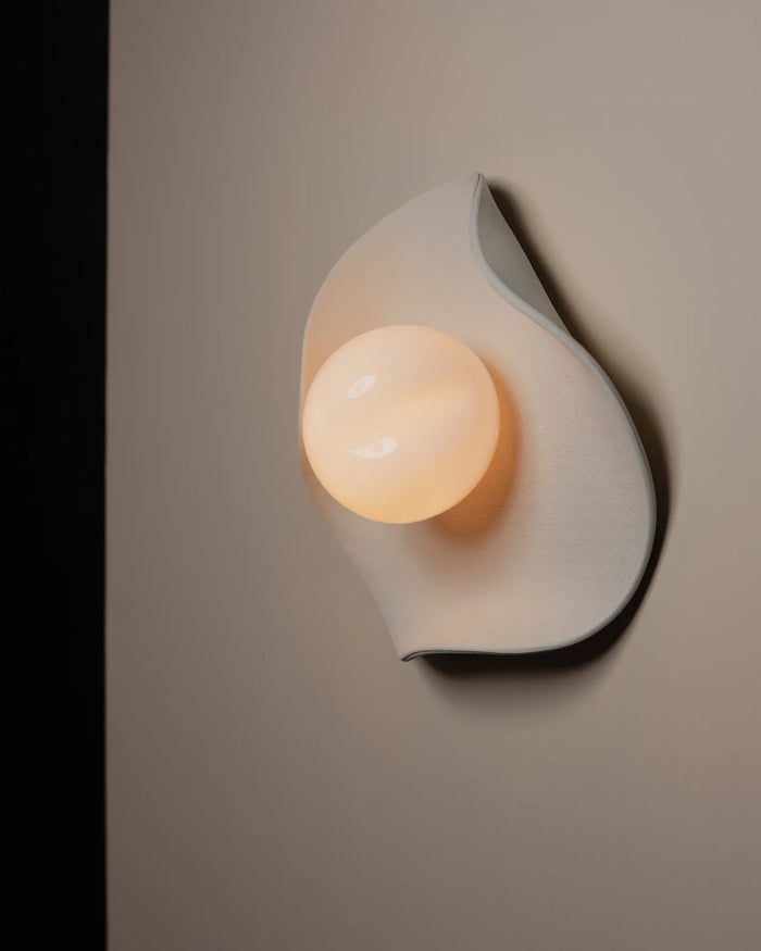 Ceramic Puddle Stone Wall Light
