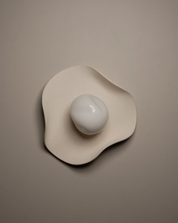 Ceramic Puddle Stone Wall Light