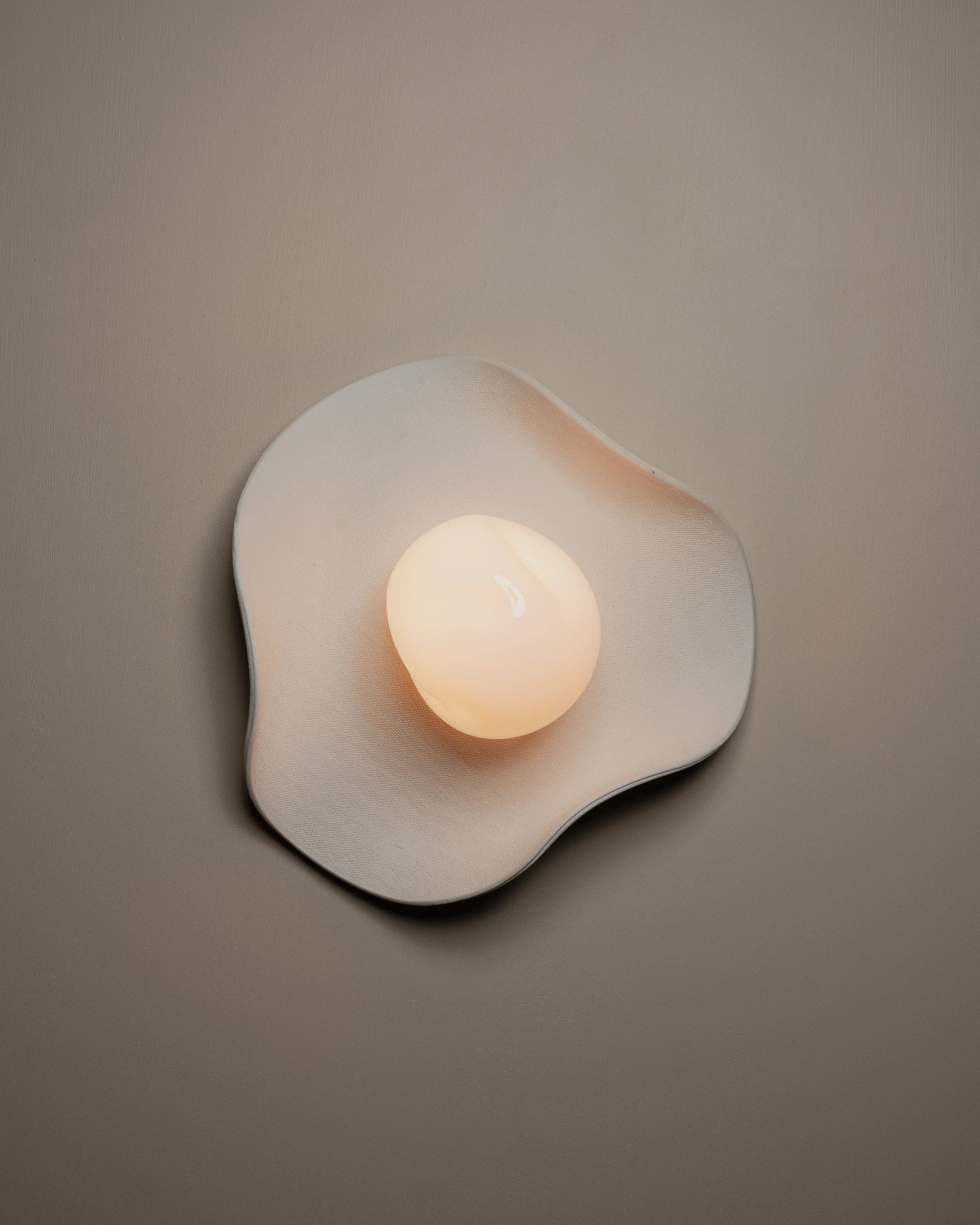 Ceramic Puddle Stone Wall Light
