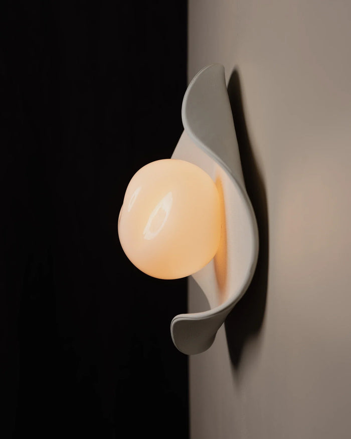 Ceramic Puddle Stone Wall Light