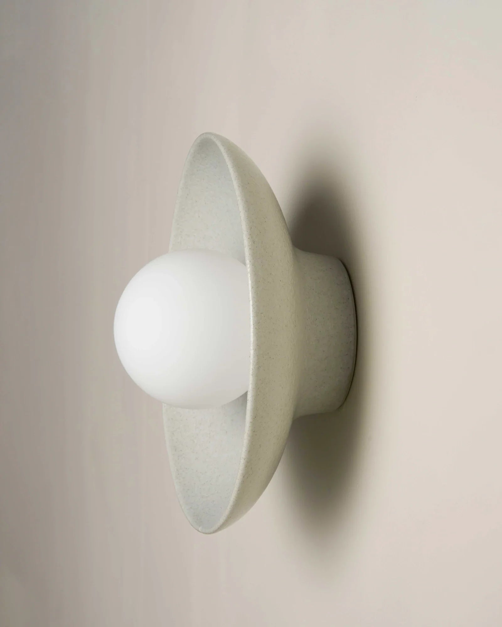 Contemporary Indoor Dish Wall Light