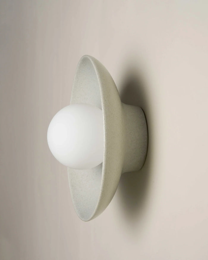 Contemporary Indoor Dish Wall Light