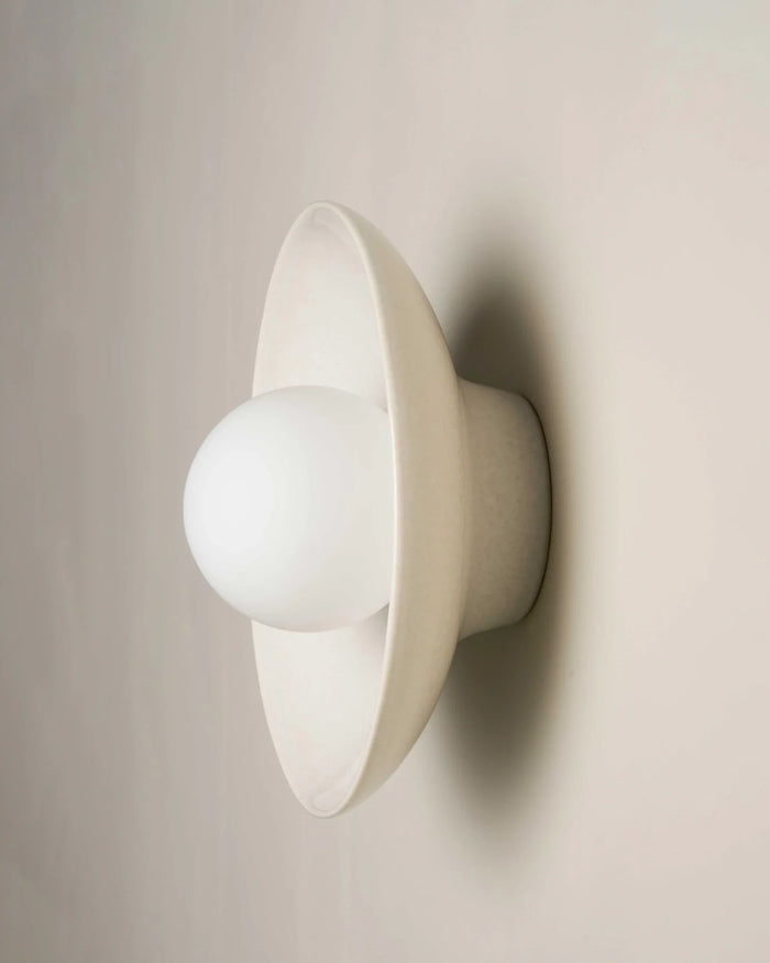 Contemporary Indoor Dish Wall Light