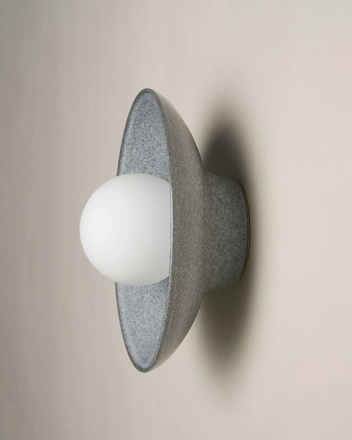 Contemporary Indoor Dish Wall Light