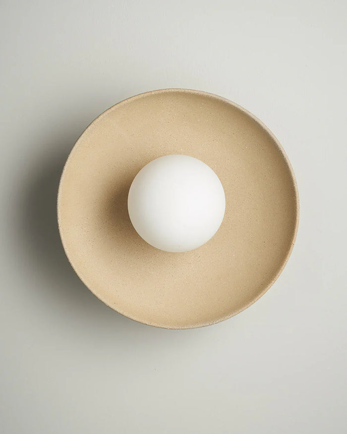 Contemporary Indoor Dish Wall Light