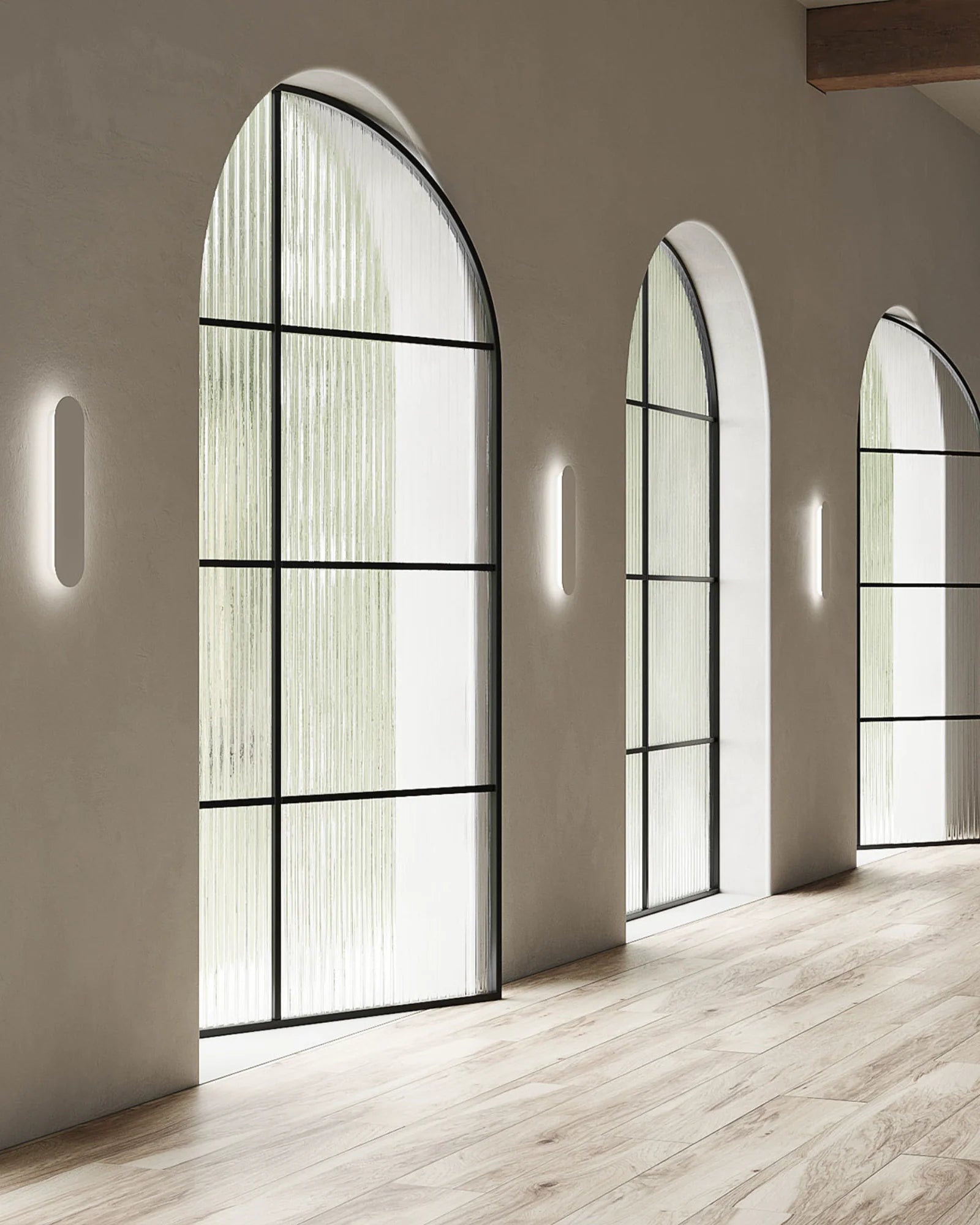 Long Indoor Shadow Wall Light