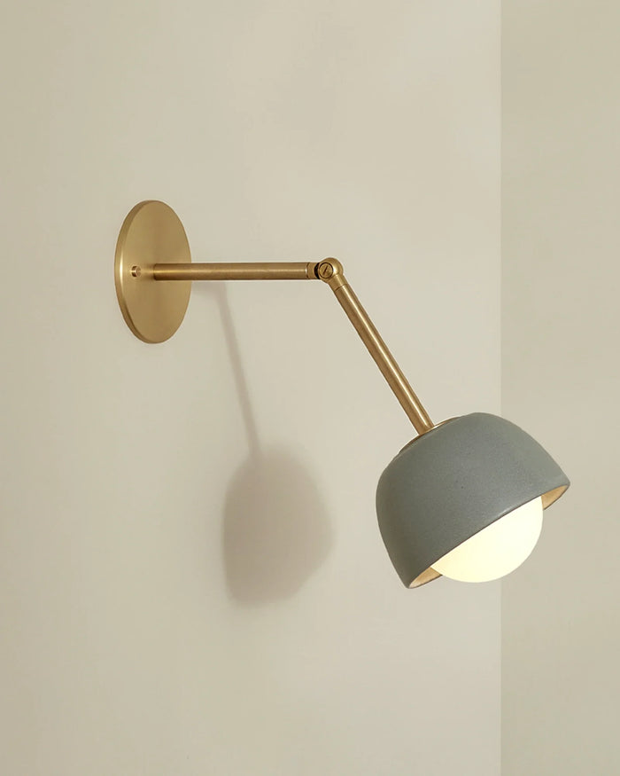 Terra Round Long Arm Wall Light