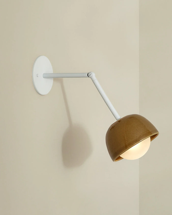 Terra Round Long Arm Wall Light