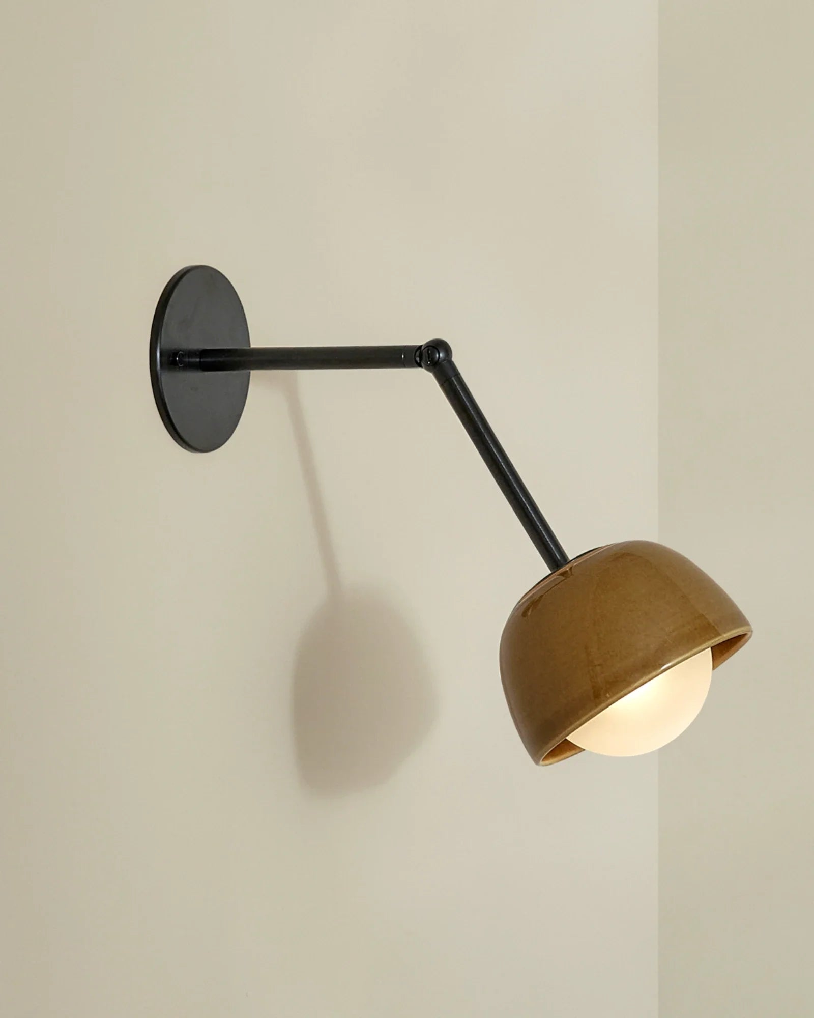 Terra Round Long Arm Wall Light