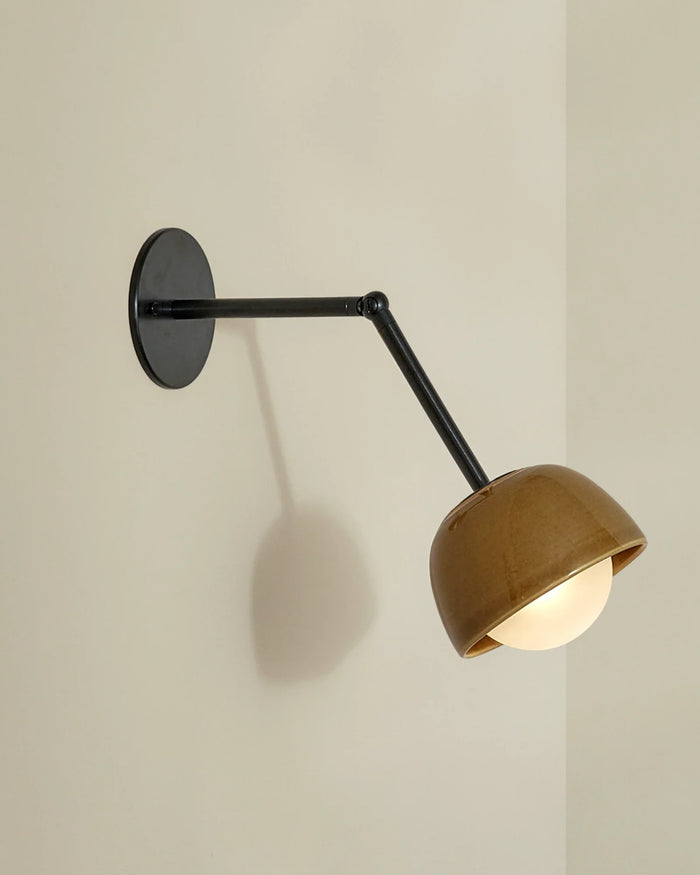 Terra Round Long Arm Wall Light
