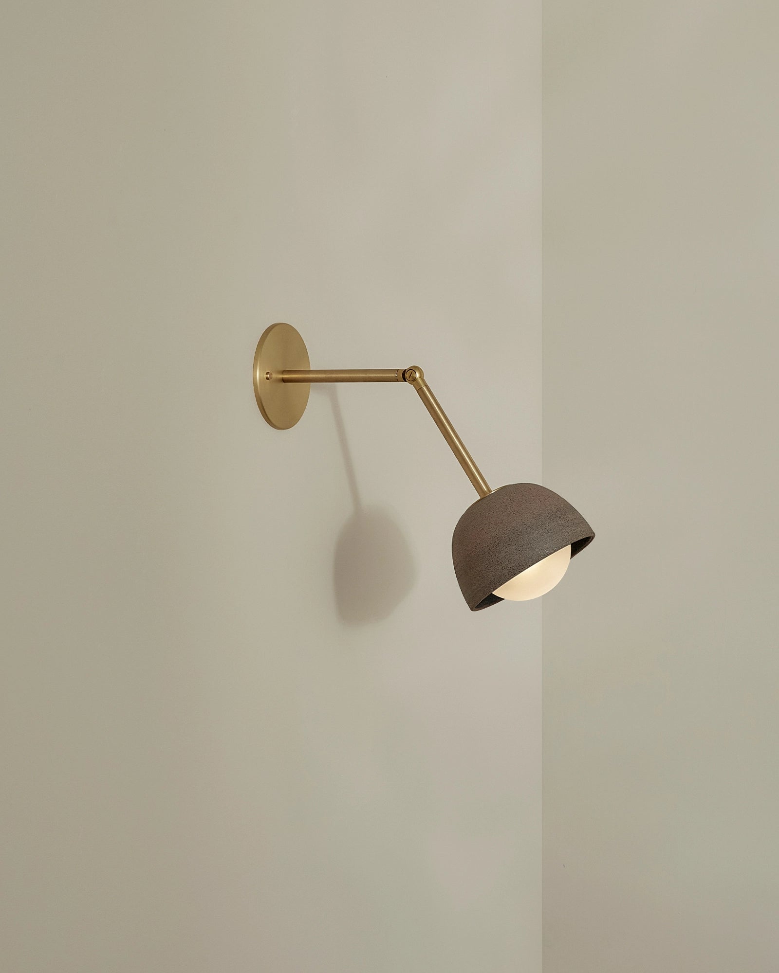 Terra Round Long Arm Wall Light