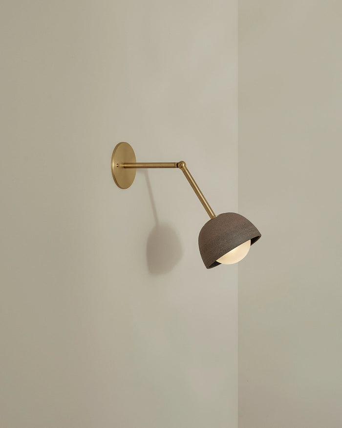 Terra Round Long Arm Wall Light