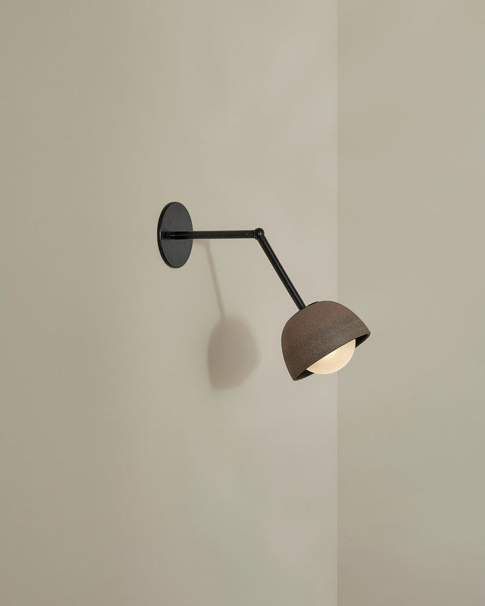 Terra Round Long Arm Wall Light
