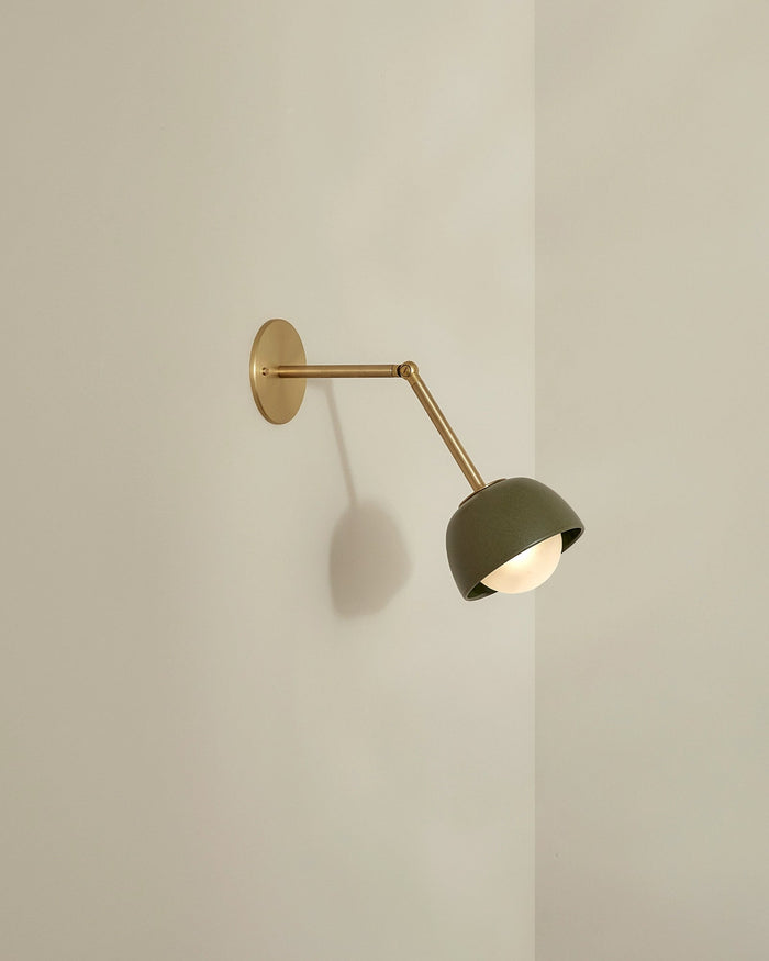 Terra Round Long Arm Wall Light