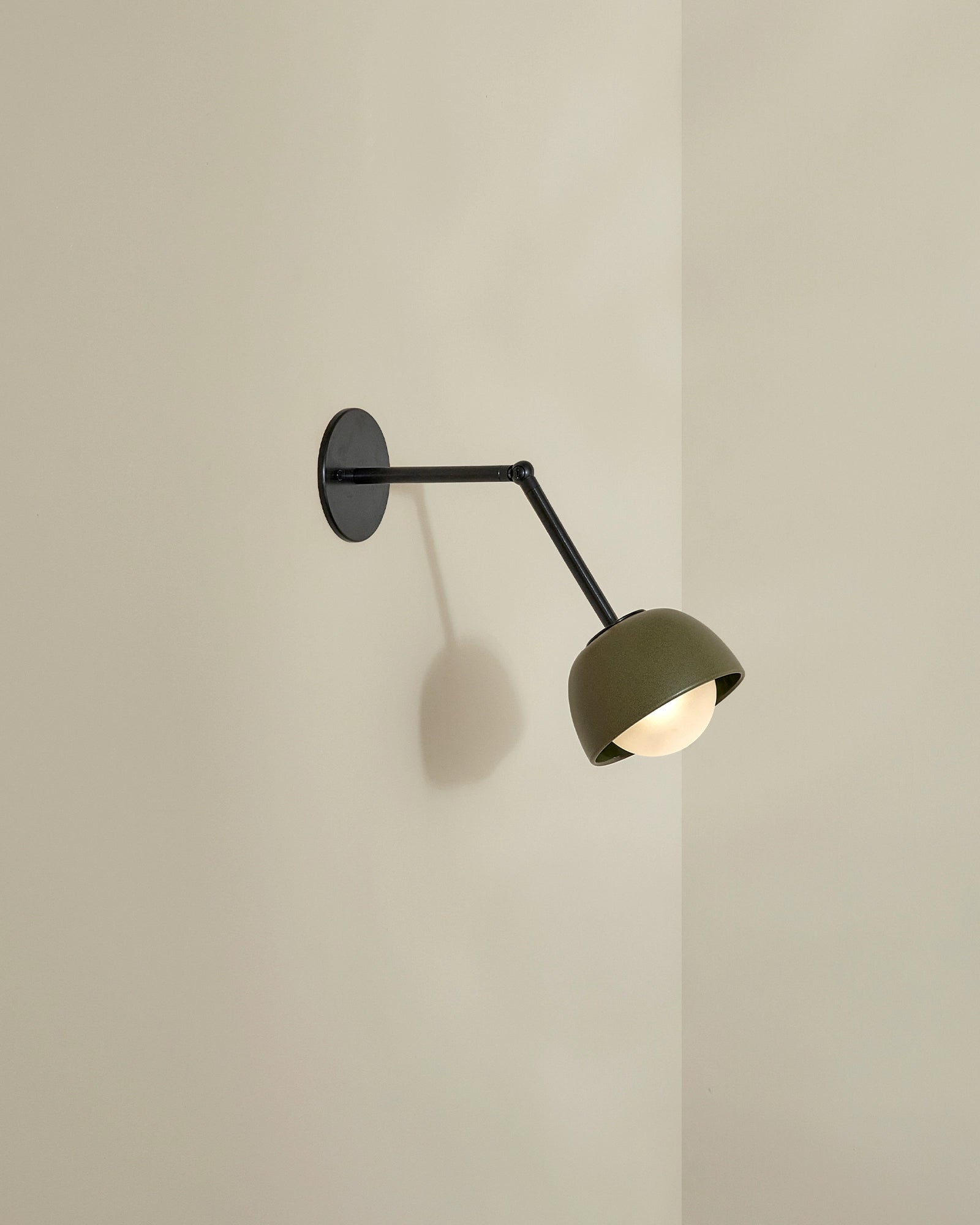 Terra Round Long Arm Wall Light