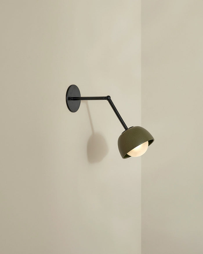 Terra Round Long Arm Wall Light