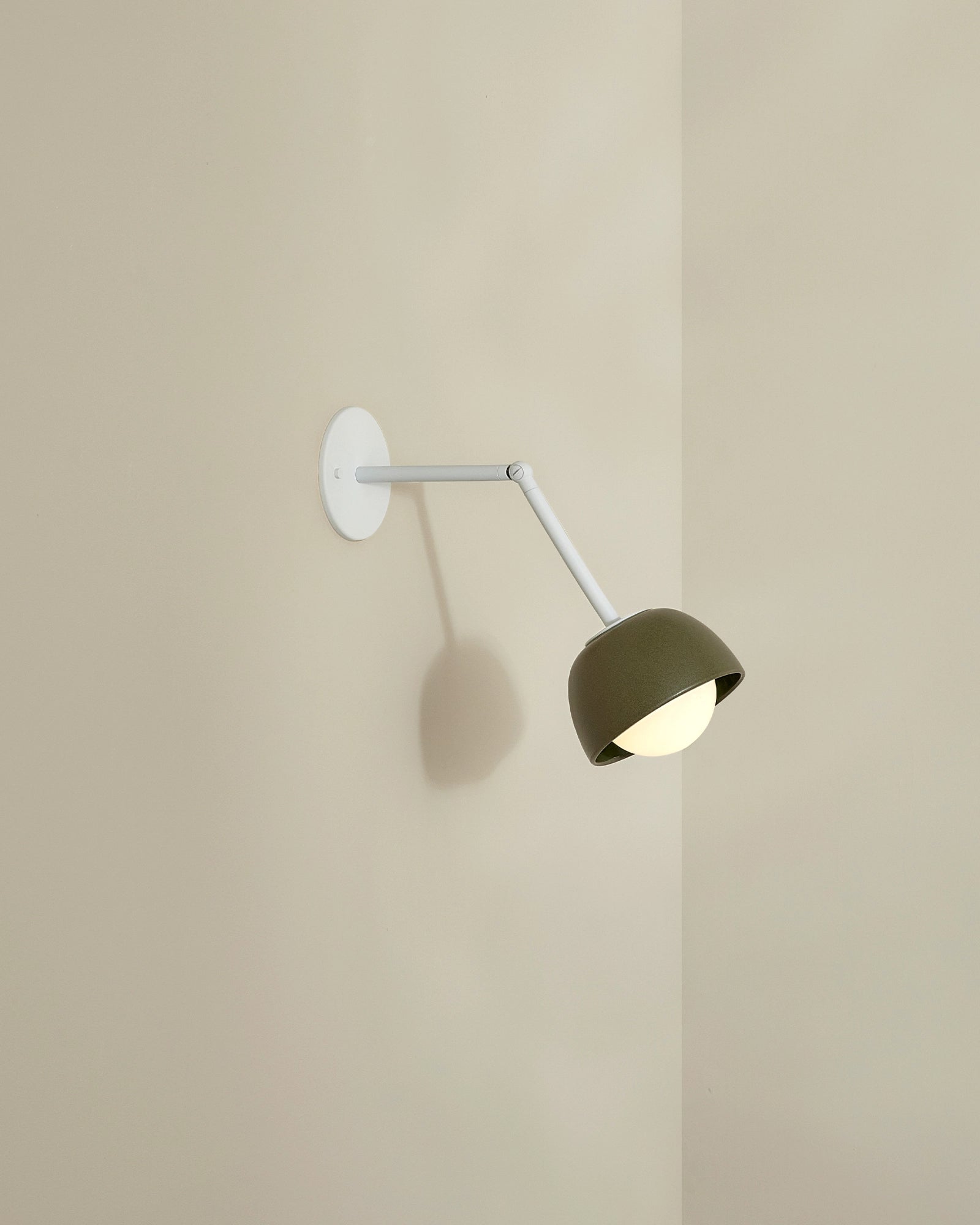 Terra Round Long Arm Wall Light