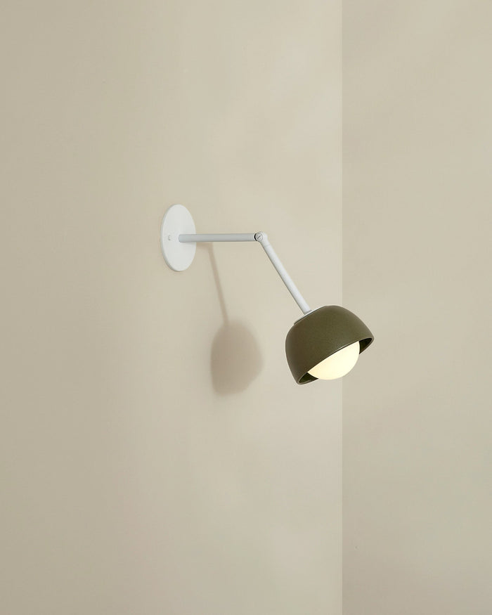 Terra Round Long Arm Wall Light