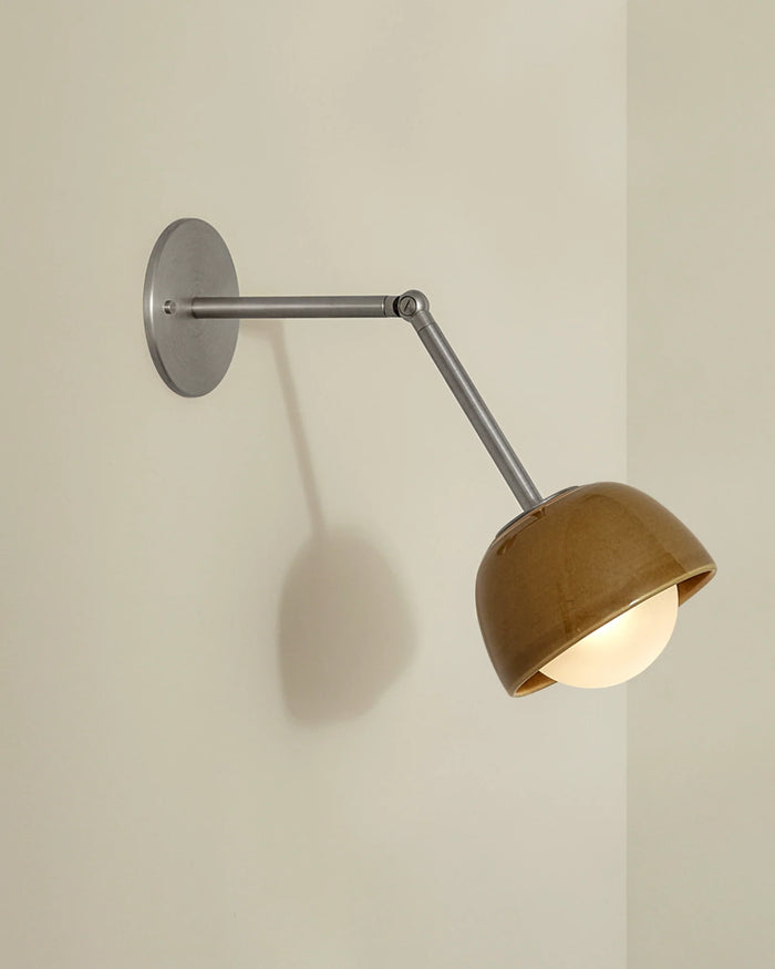 Terra Round Long Arm Wall Light