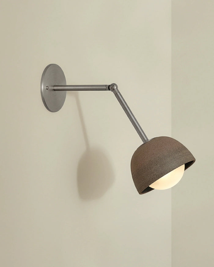 Terra Round Long Arm Wall Light