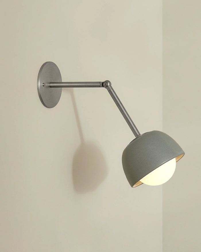 Terra Round Long Arm Wall Light