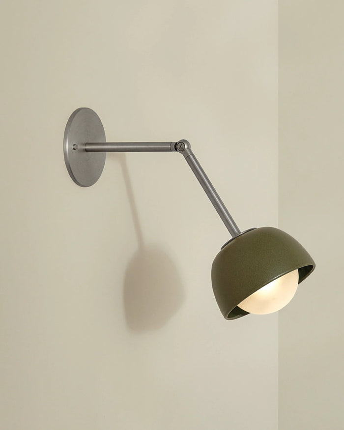 Terra Round Long Arm Wall Light