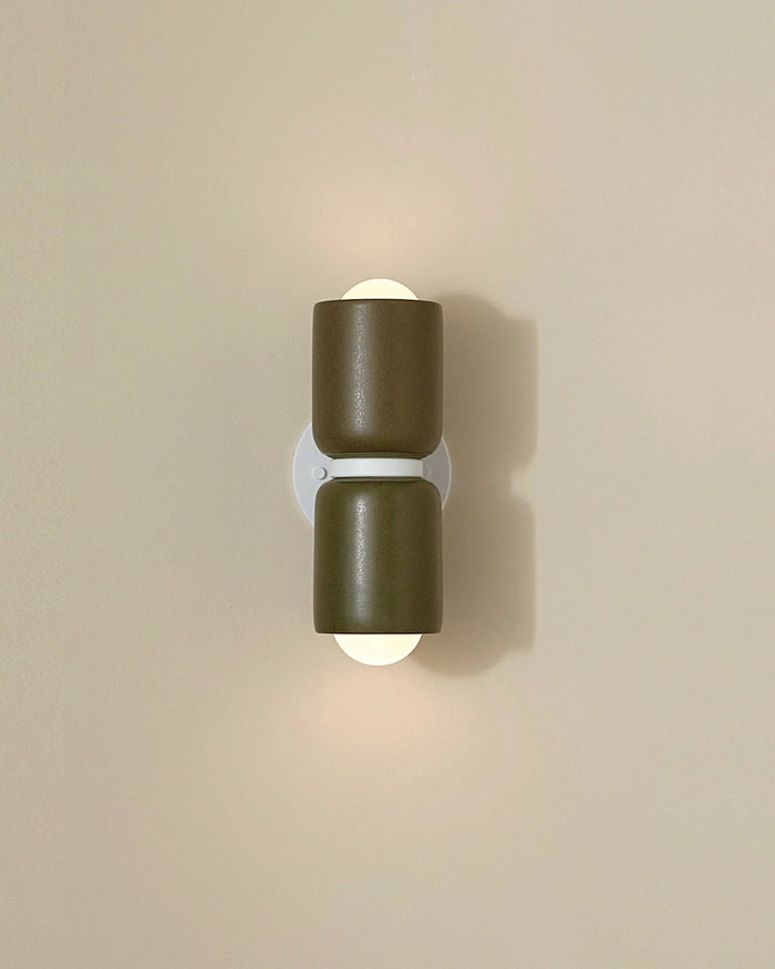 Dual Cylinder Indoor Wall Light