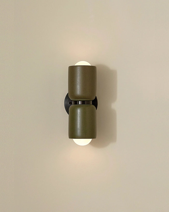 Dual Cylinder Indoor Wall Light