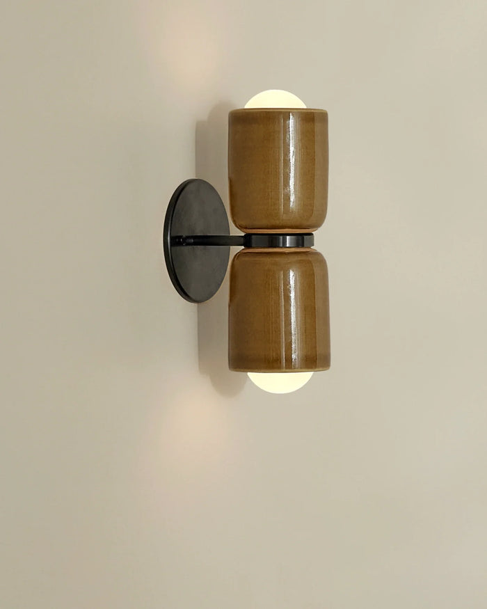 Dual Cylinder Indoor Wall Light