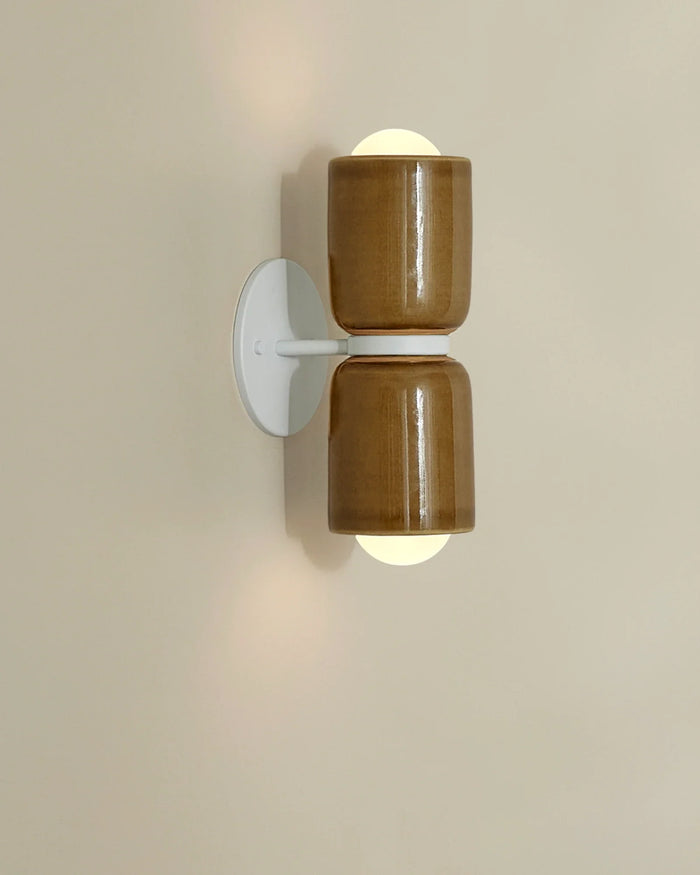 Dual Cylinder Indoor Wall Light